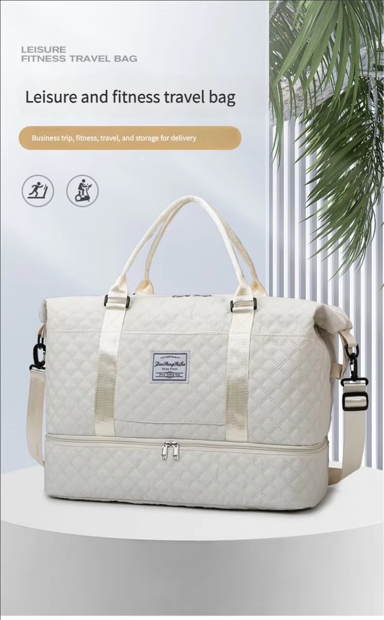 Shoe Compartment Oxford Weekend Travel Duffel Bag product detail