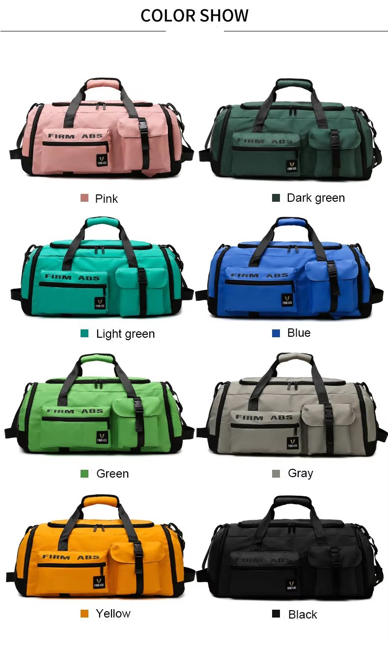 Waterproof Dry Wet Separation Nylon Sports Travel Duffel Bag product detail