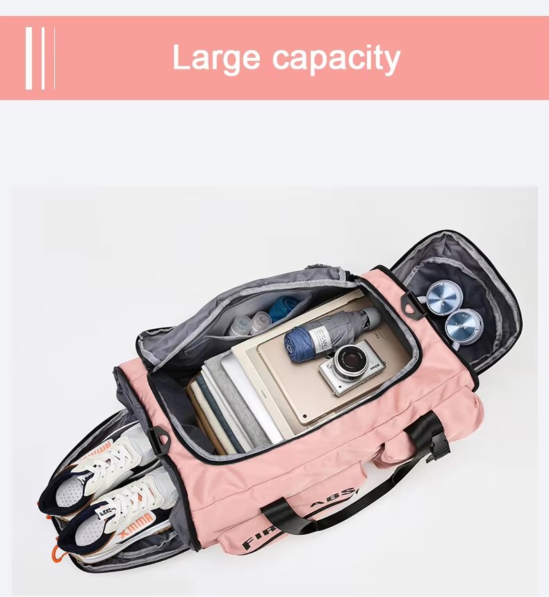 Waterproof Dry Wet Separation Nylon Sports Travel Duffel Bag product detail
