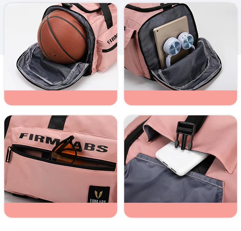 Waterproof Dry Wet Separation Nylon Sports Travel Duffel Bag product detail
