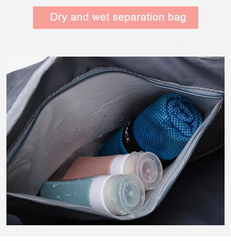 Waterproof Dry Wet Separation Nylon Sports Travel Duffel Bag product detail