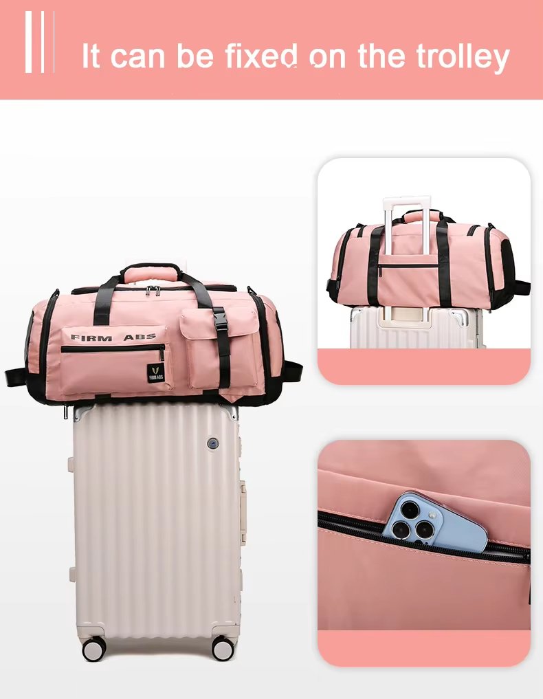 Waterproof Dry Wet Separation Nylon Sports Travel Duffel Bag product detail