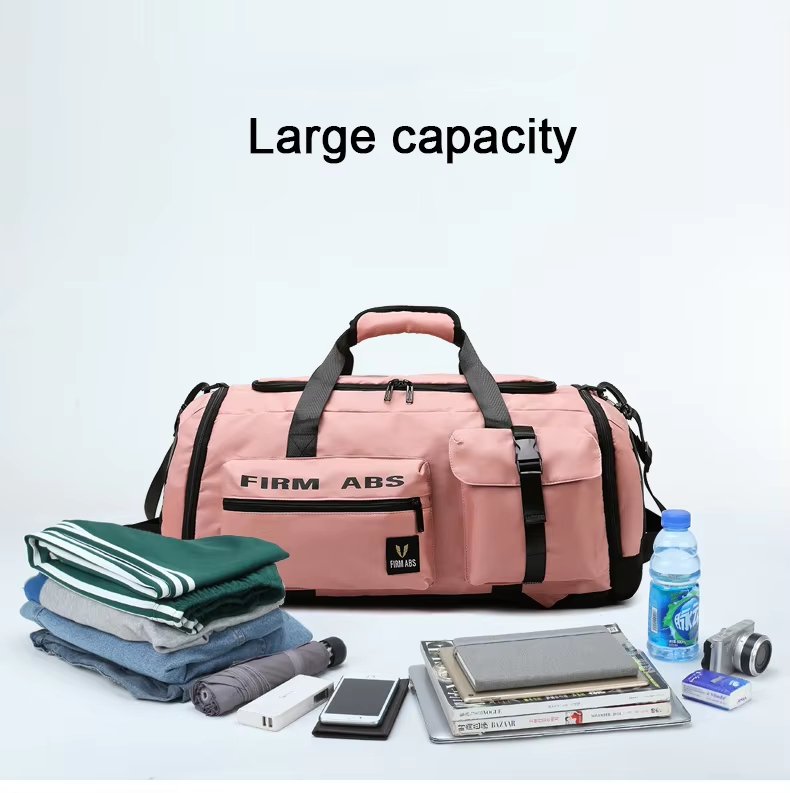 Waterproof Dry Wet Separation Nylon Sports Travel Duffel Bag product detail
