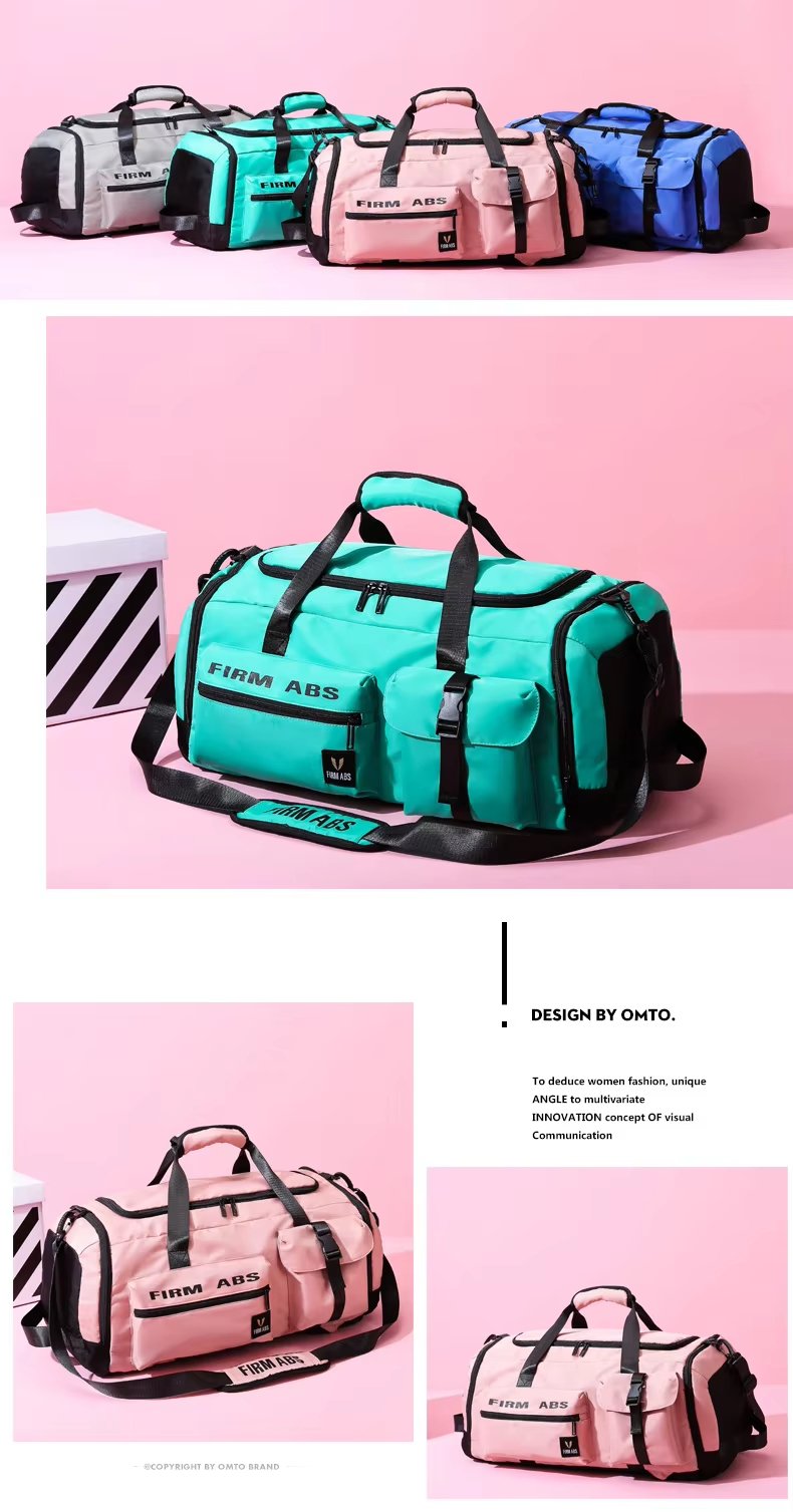 Waterproof Dry Wet Separation Nylon Sports Travel Duffel Bag product detail