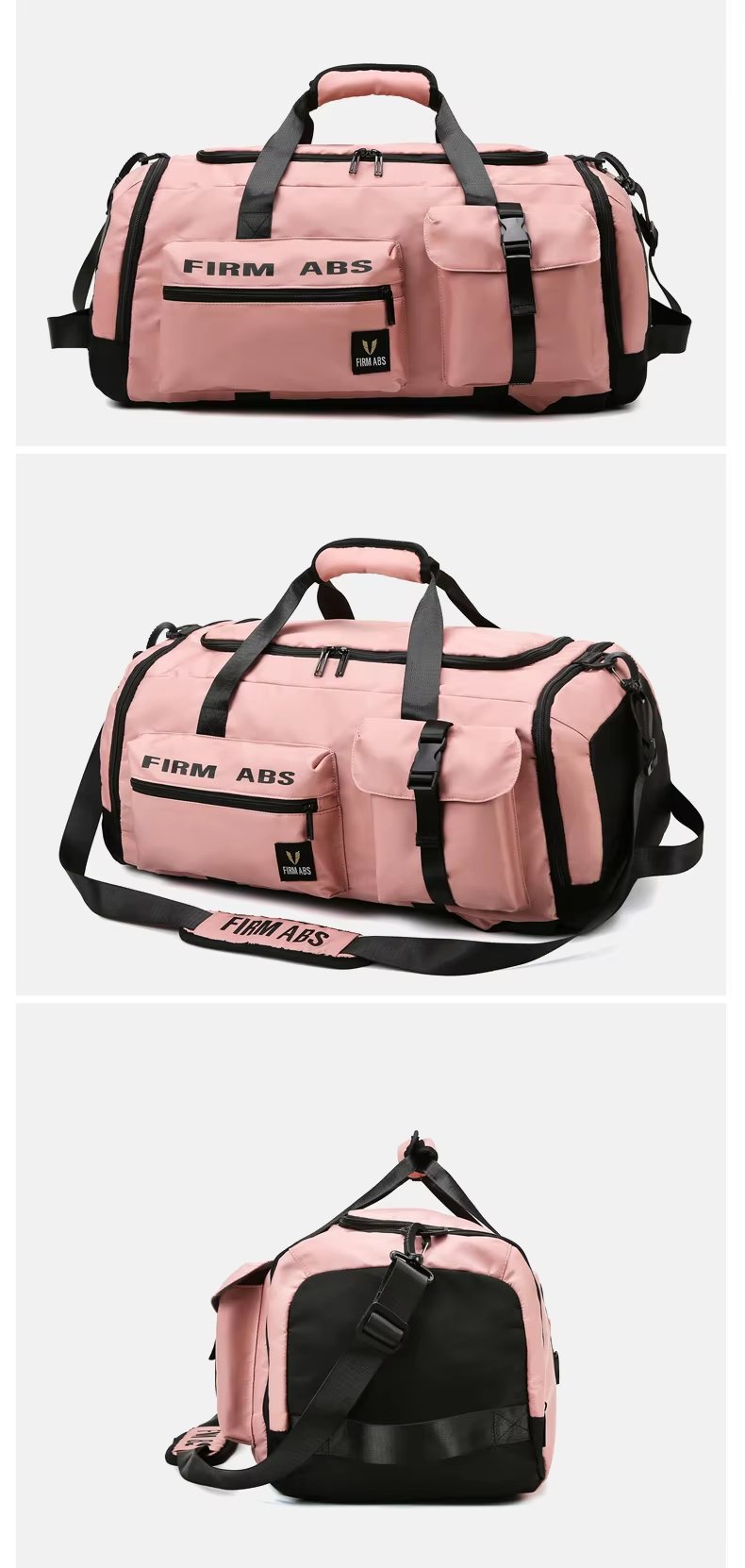 Waterproof Dry Wet Separation Nylon Sports Travel Duffel Bag product detail
