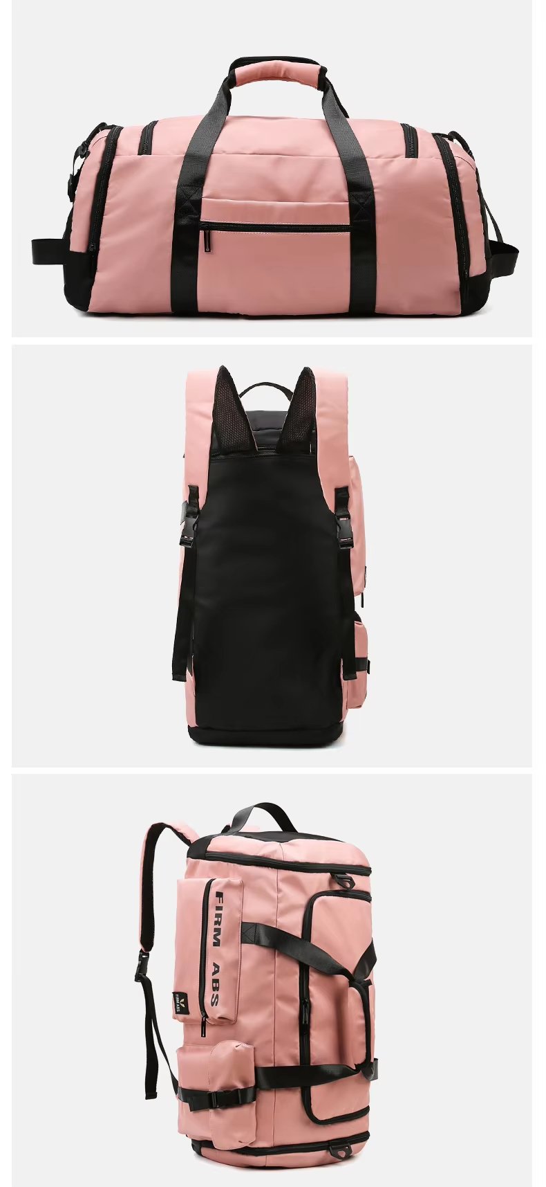Waterproof Dry Wet Separation Nylon Sports Travel Duffel Bag product detail