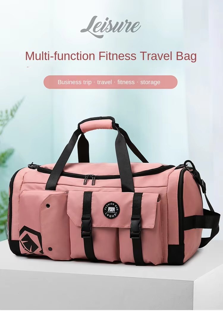 Waterproof Dry Wet Separation Oxford Weekend Travel Duffel Bag product detail