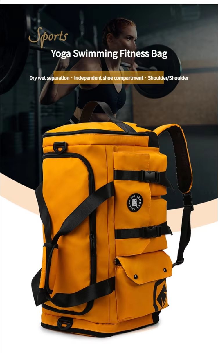 Waterproof Dry Wet Separation Oxford Weekend Travel Duffel Bag product detail