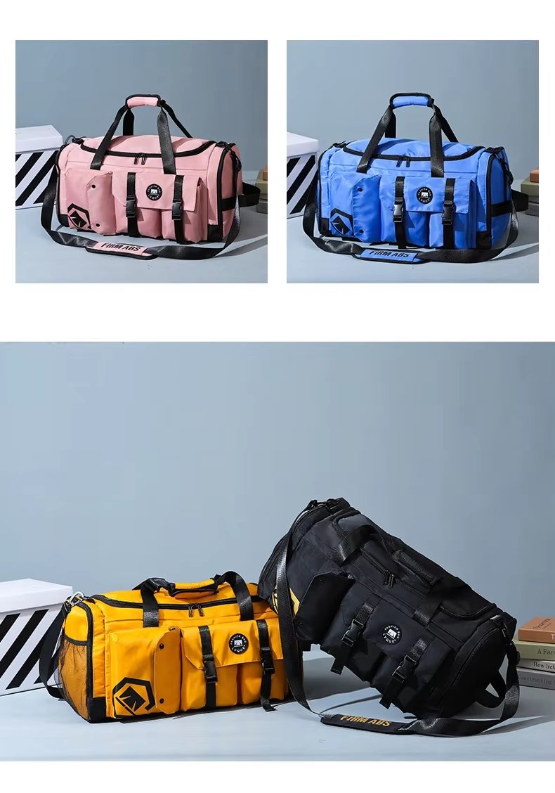 Waterproof Dry Wet Separation Oxford Weekend Travel Duffel Bag product detail