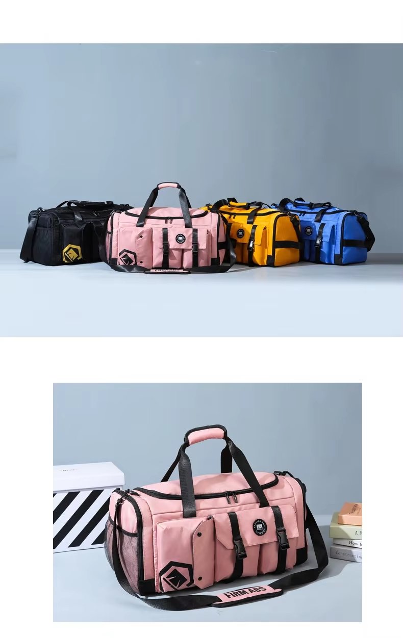 Waterproof Dry Wet Separation Oxford Weekend Travel Duffel Bag product detail