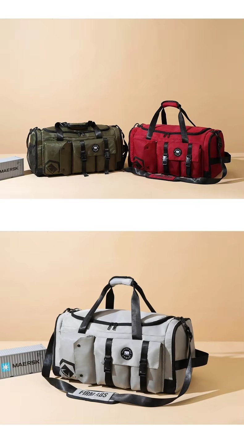 Waterproof Dry Wet Separation Oxford Weekend Travel Duffel Bag product detail