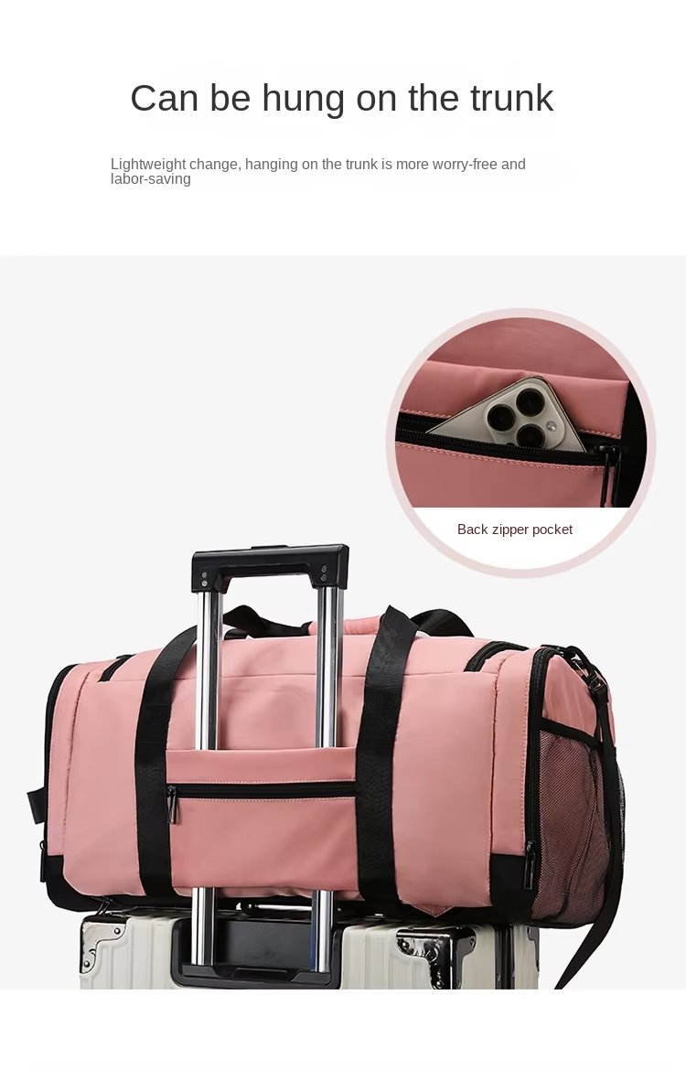 Waterproof Dry Wet Separation Oxford Weekend Travel Duffel Bag product detail