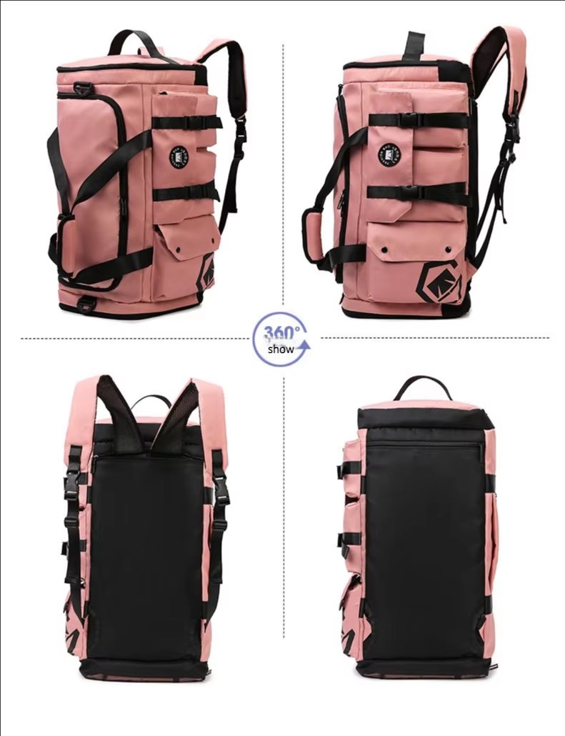 Waterproof Dry Wet Separation Oxford Weekend Travel Duffel Bag product detail