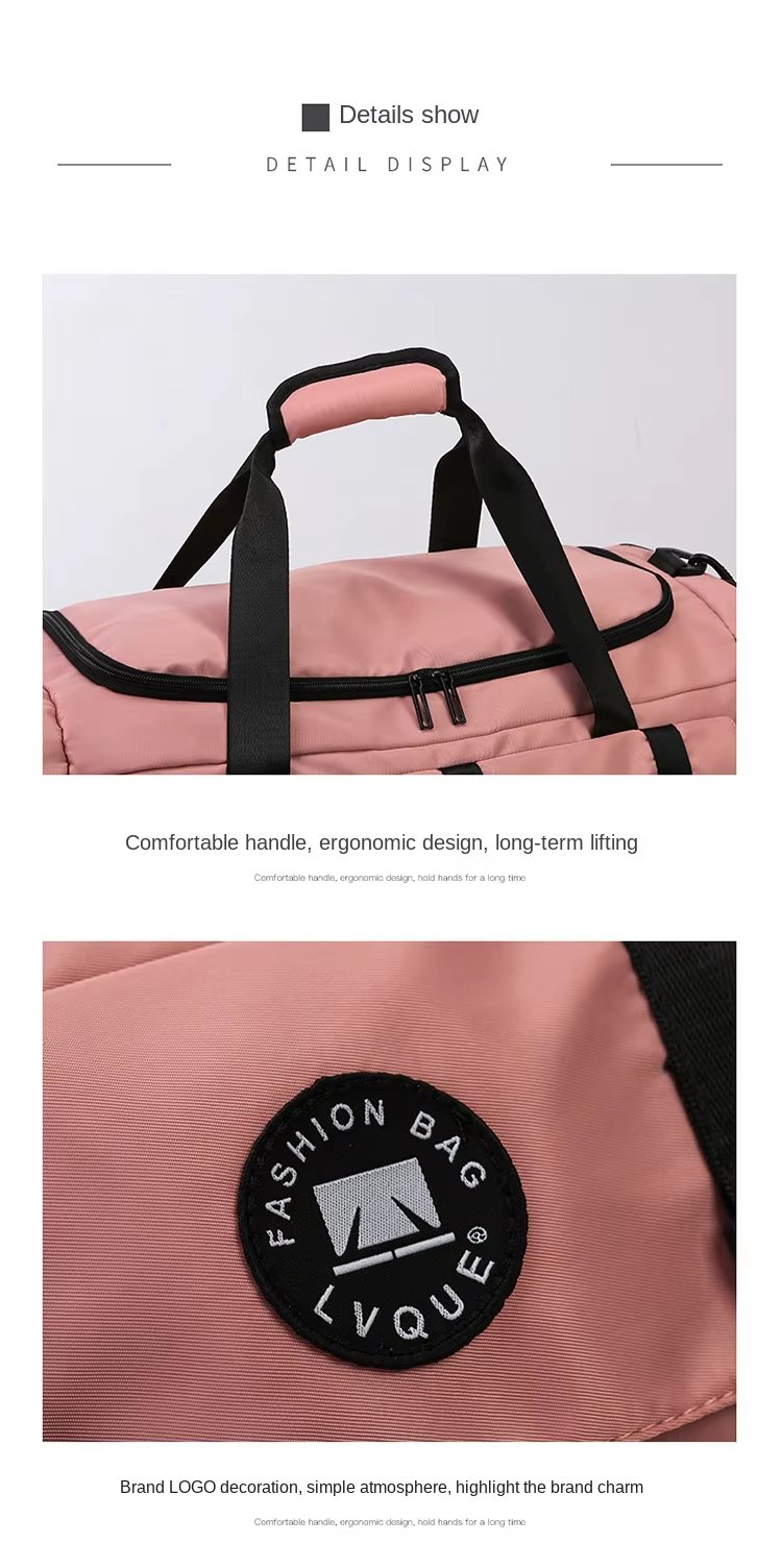 Waterproof Dry Wet Separation Oxford Weekend Travel Duffel Bag product detail
