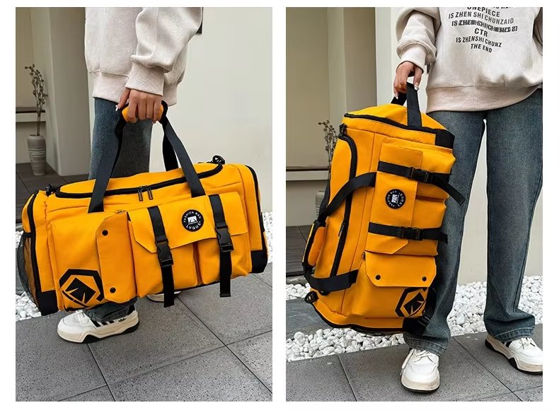 Waterproof Dry Wet Separation Oxford Weekend Travel Duffel Bag product detail