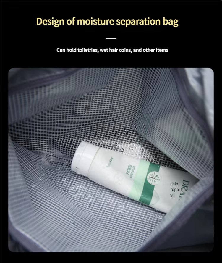 Waterproof Shoe Compartment Nylon Weekend Travel Lightweight Duffel Bag product detail