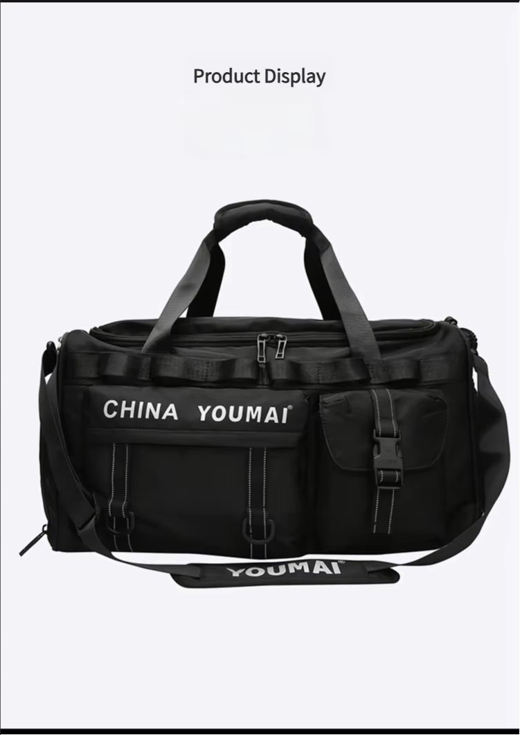 Waterproof Shoe Compartment Nylon Weekend Travel Lightweight Duffel Bag product detail