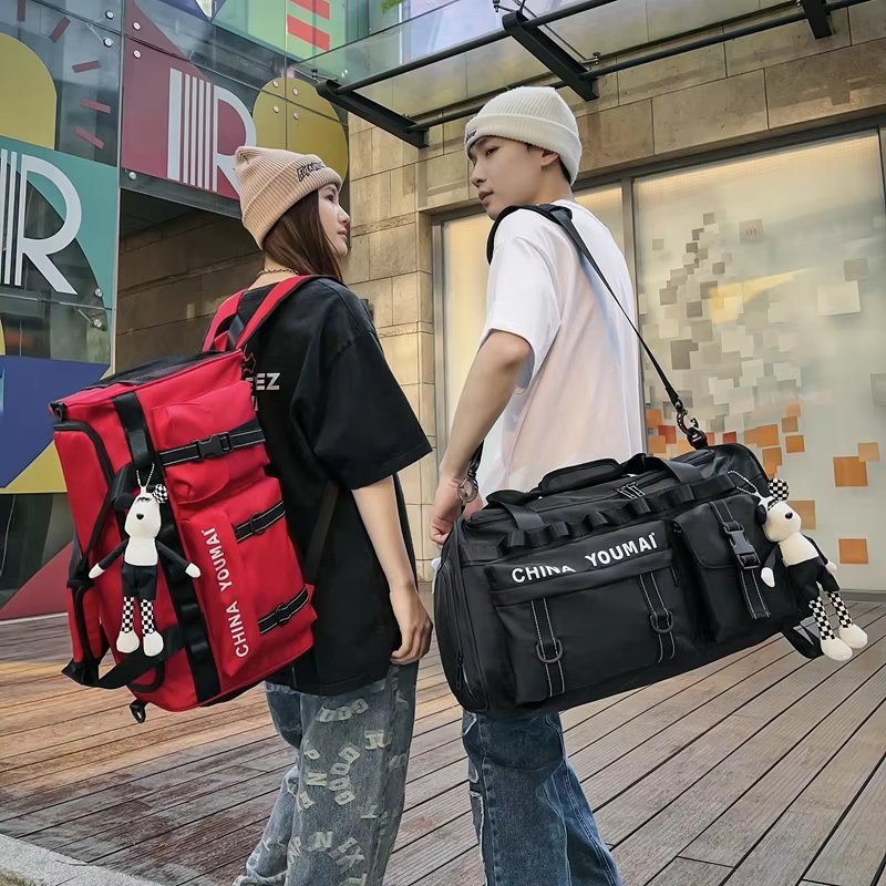 Waterproof Shoe Compartment Nylon Weekend Travel Lightweight Duffel Bag product detail