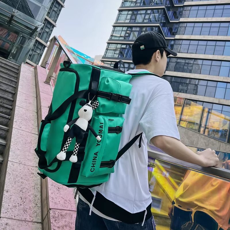 Waterproof Shoe Compartment Nylon Weekend Travel Lightweight Duffel Bag product detail