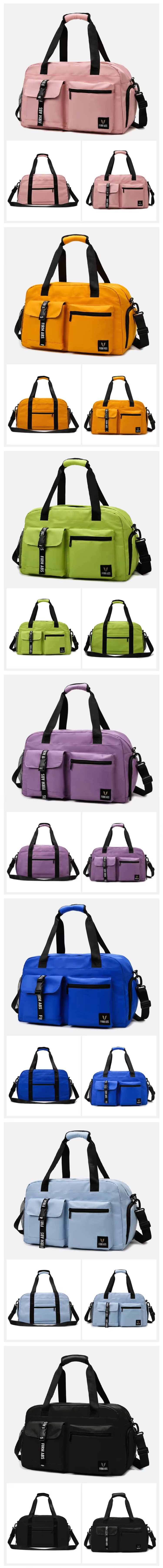 Custom Logo Oxford Sports Duffel Bag – Waterproof Gym Fitness Bag with Shoe Compartment product detail