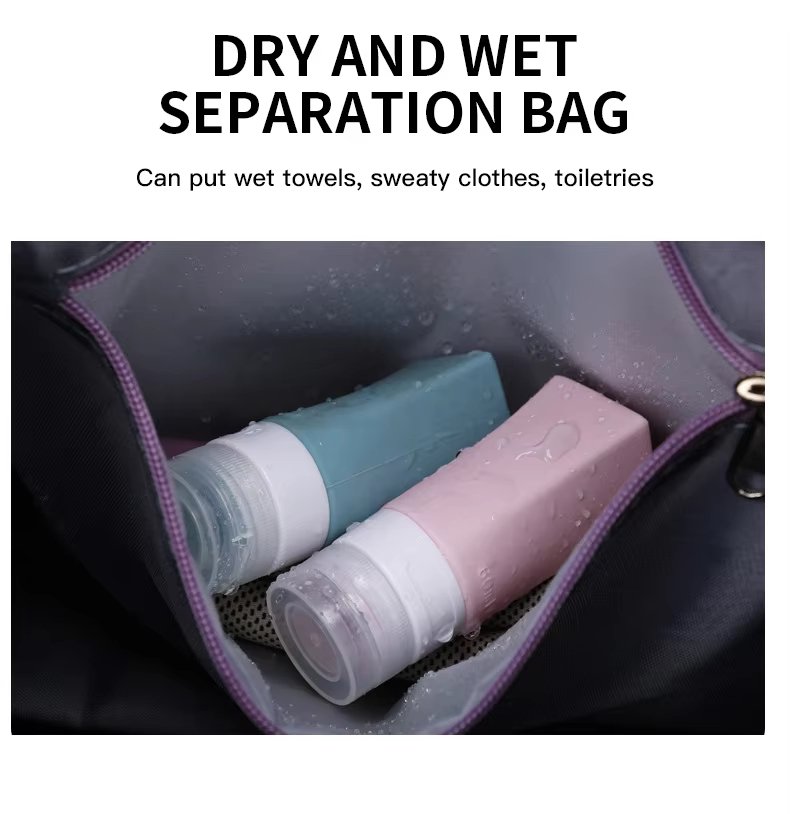 Large Capacity Waterproof Foldable Travel Duffel Sports Gym Tote Bag Folding Fitness Expansion Handbag Luggage - product detail