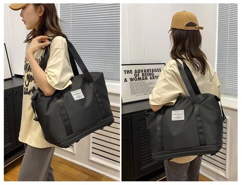 Waterproof Large Capacity Foldable Multi-function Gym Sports Travel Tote Bag - product detail