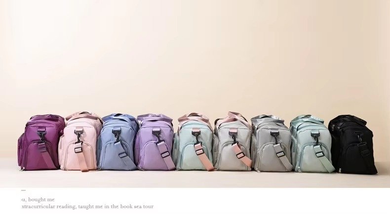 Sport Tote Shoulder Gym Training Bag Oxford Waterproof Duffle Travel Bag Carry On Weekender Bag with Shoes Compartment detail image