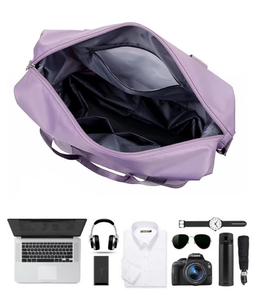 Waterproof Large Capacity Foldable Lightweight Sports Travel Travel Tote Bag - product detail