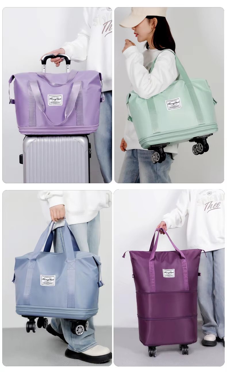 Waterproof Large Capacity Foldable Lightweight Sports Travel Travel Tote Bag - product detail