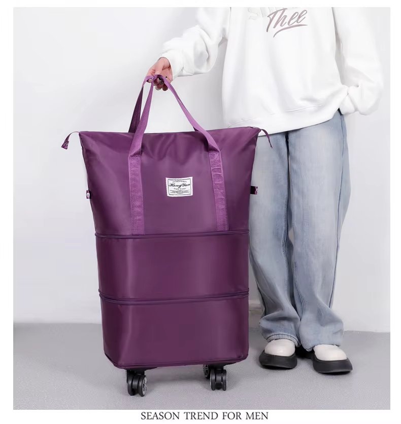 Waterproof Large Capacity Foldable Lightweight Sports Travel Travel Tote Bag - product detail