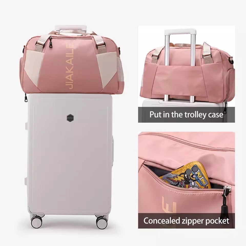Large Waterproof Training Sports Fitness Gym Bag with Shoes Compartment Single Shoulder Duffel Travel Bag Handbag detail image