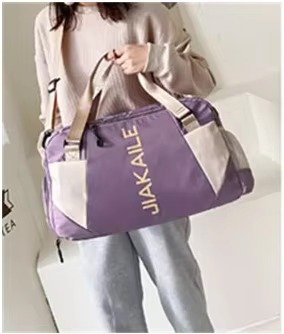 Large Waterproof Training Sports Fitness Gym Bag with Shoes Compartment Single Shoulder Duffel Travel Bag Handbag detail image
