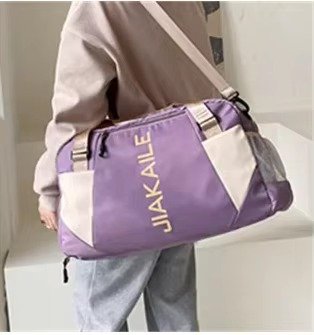 Large Waterproof Training Sports Fitness Gym Bag with Shoes Compartment Single Shoulder Duffel Travel Bag Handbag detail image