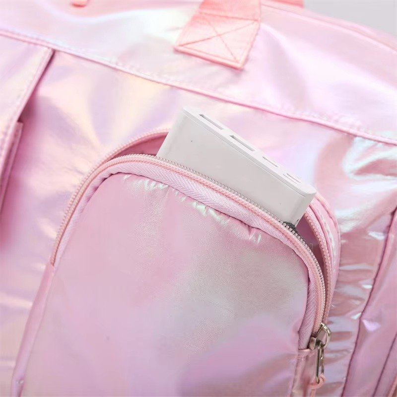 Large Capacity Dry Wet Separation Gym Sport Travel Bag Outdoor Travelling Duffel Tote Bag with Shoes Compartment detail image