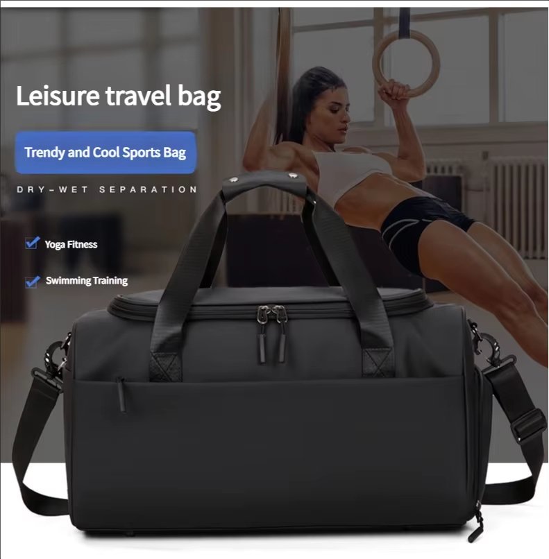 Water-Resistant Shoe Compartment Oxford Weekend Travel Duffel Bag product detail