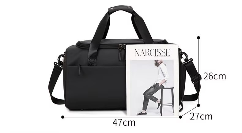 Water-Resistant Shoe Compartment Oxford Weekend Travel Duffel Bag product detail