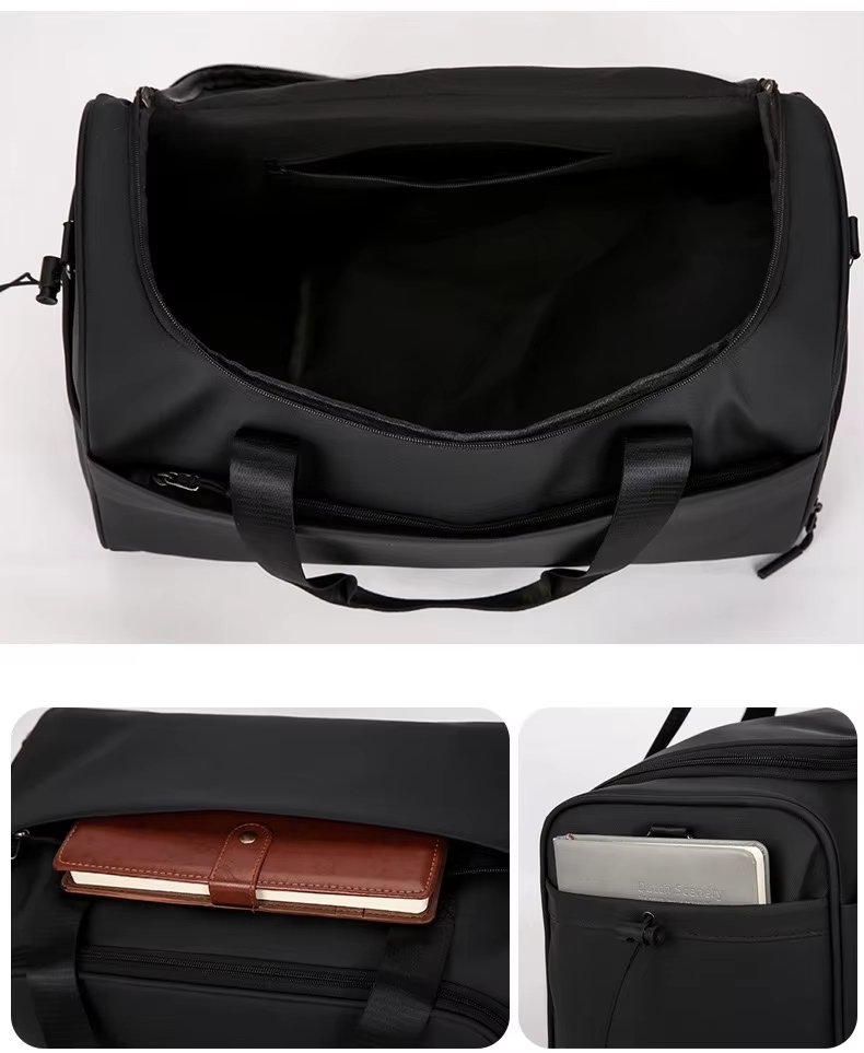 Water-Resistant Shoe Compartment Oxford Weekend Travel Duffel Bag product detail