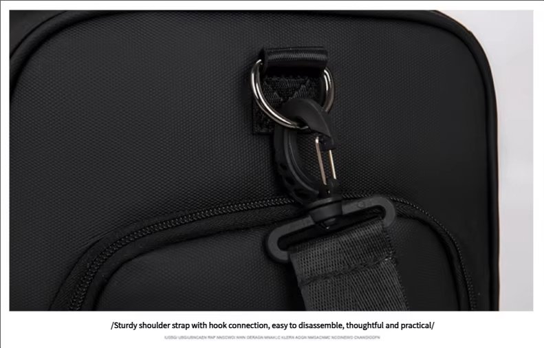 Water-Resistant Shoe Compartment Oxford Weekend Travel Duffel Bag product detail