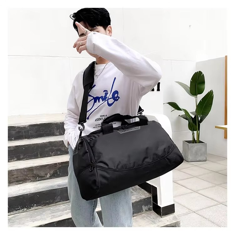 Waterproof Shoe Compartment Oxford Weekend Travel Large Capacity Duffel Bag product detail
