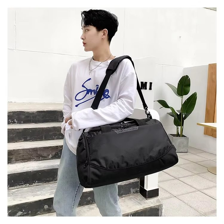 Waterproof Shoe Compartment Oxford Weekend Travel Large Capacity Duffel Bag product detail