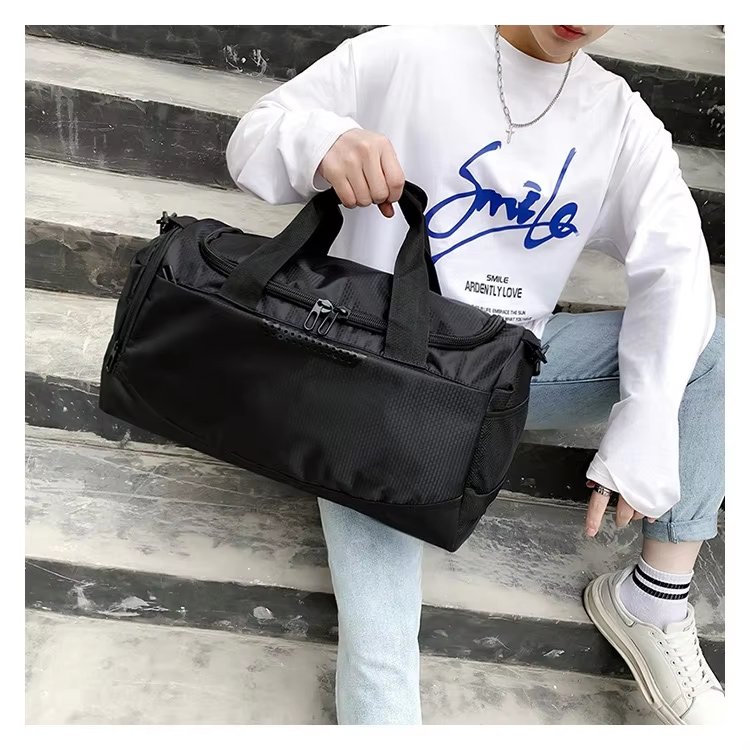 Waterproof Shoe Compartment Oxford Weekend Travel Large Capacity Duffel Bag product detail