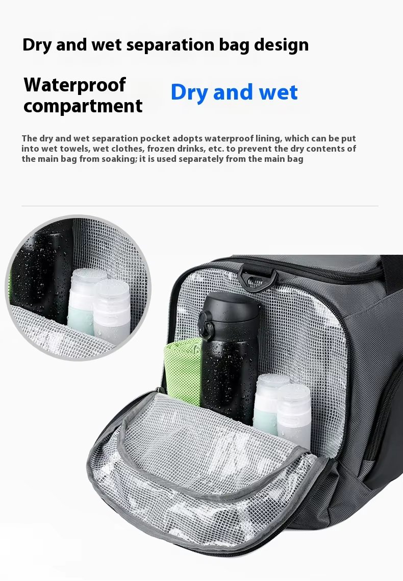 Waterproof Shoe Compartment Oxford Business Travel Duffel Bag product detail