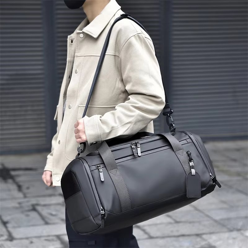 Waterproof Shoe Compartment Oxford Business Travel Duffel Bag product detail