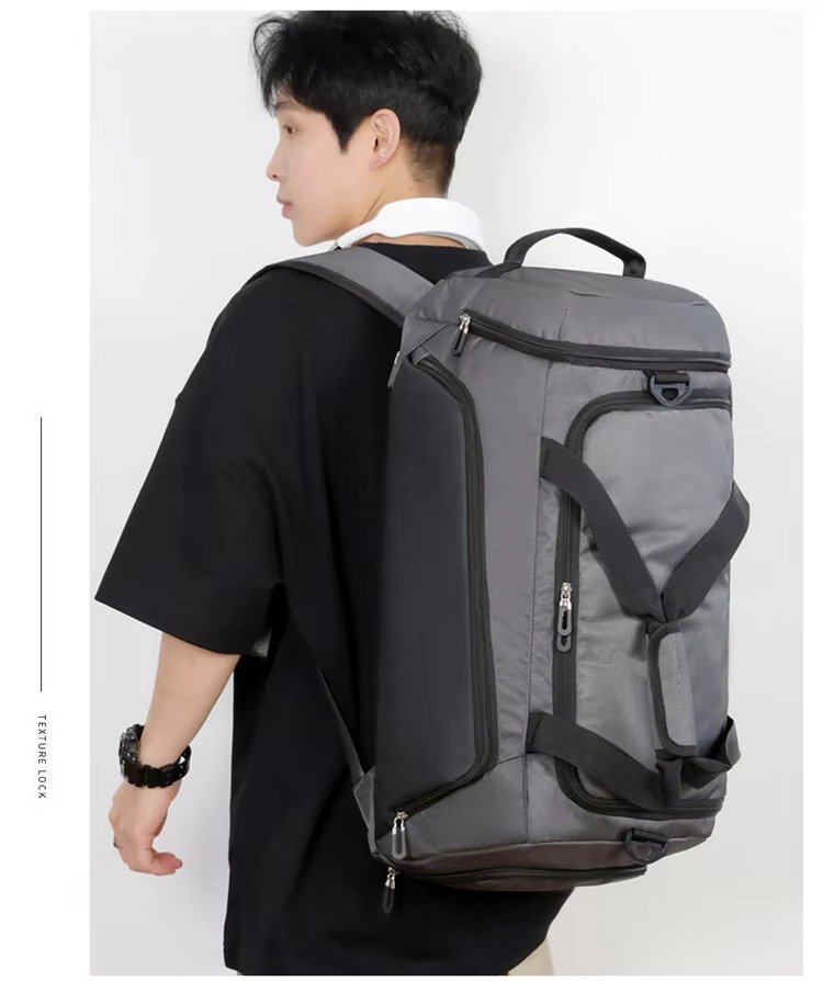 Wholesale Customizable Dry Wet Separation Gym Duffle Bag with Shoe Compartment Large Capacity Weekend Travel Bag for Men Women product detail