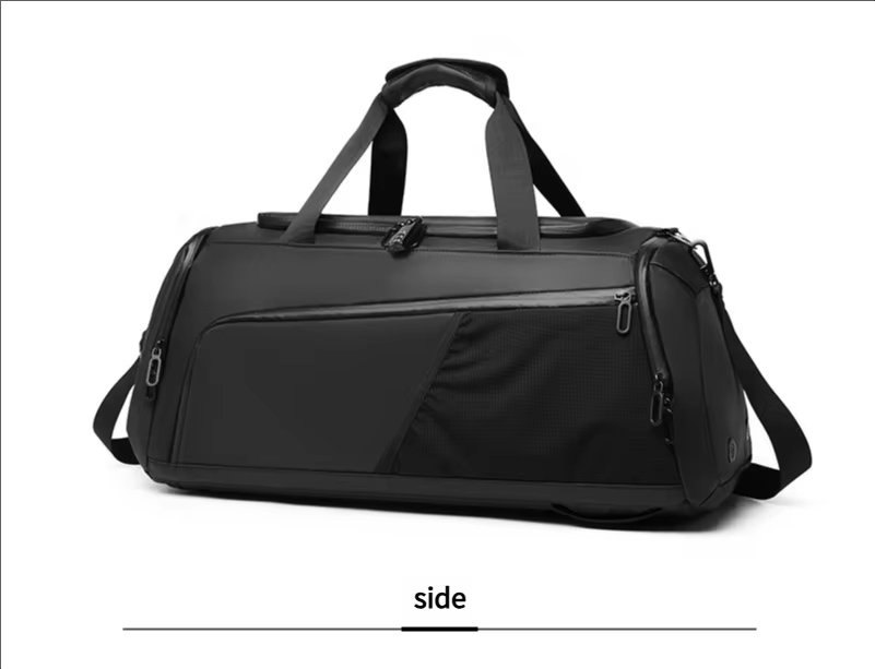 Unisex Gym Waterproof Sports Duffel with Shoe Compartment Durable Weekender Overnight Travel Duffel Backpack - product detail