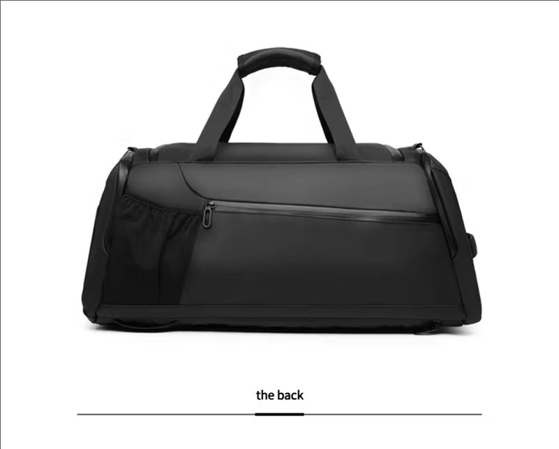 Unisex Gym Waterproof Sports Duffel with Shoe Compartment Durable Weekender Overnight Travel Duffel Backpack - product detail