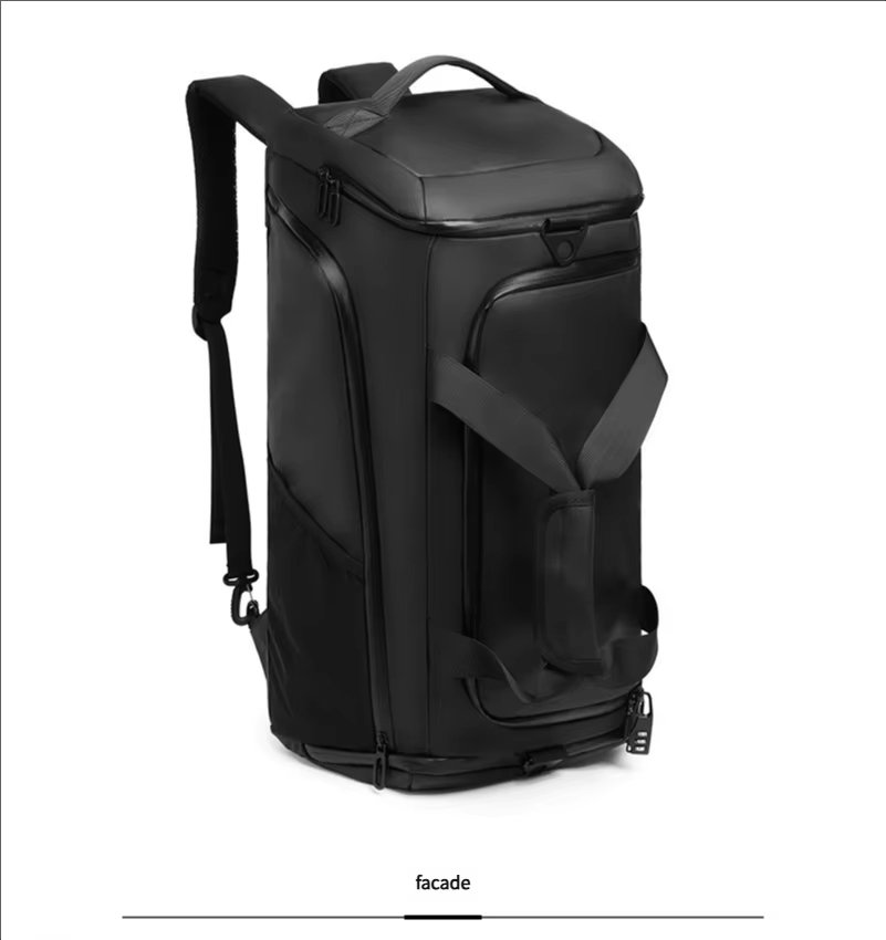 Unisex Gym Waterproof Sports Duffel with Shoe Compartment Durable Weekender Overnight Travel Duffel Backpack - product detail