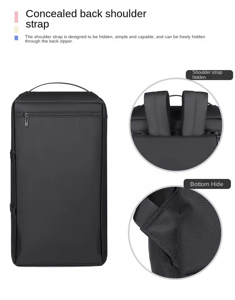 Waterproof Large Capacity Shoe Compartment Weekender Overnight Gym Duffel Backpack - product detail
