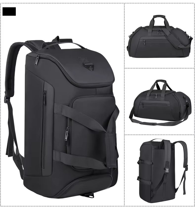 Waterproof Large Capacity Shoe Compartment Weekender Overnight Gym Duffel Backpack - product detail