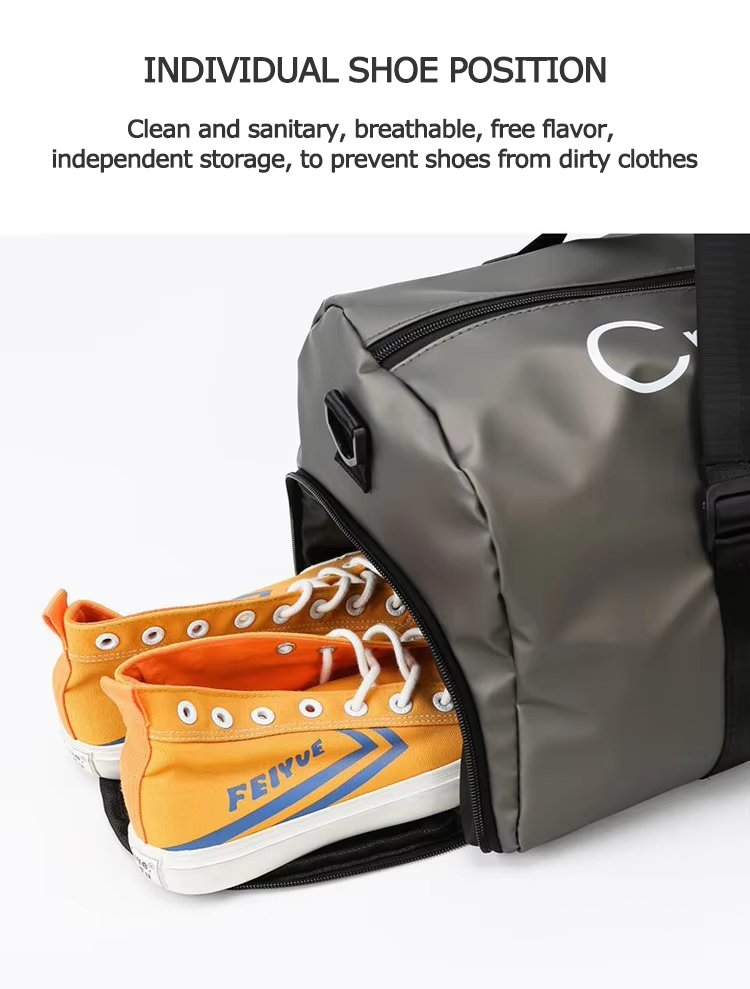 Waterproof Shoe Compartment Oxford Weekend Travel Lightweight Duffel Bag product detail